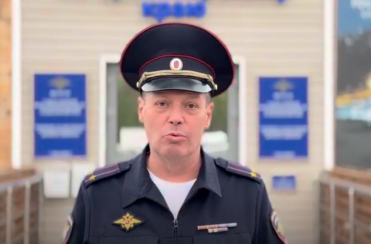 Видеообращение начальника отдела Госавтоинспекции для родителей и детей.